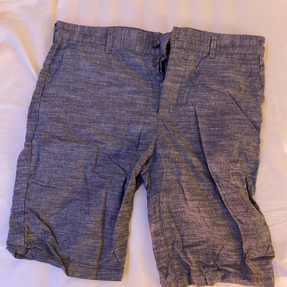 Grey dress shorts